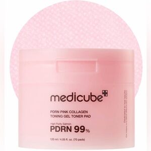 NWT/NIB Medicube 99% PDRN Pink Collagen Gel Toner Pads